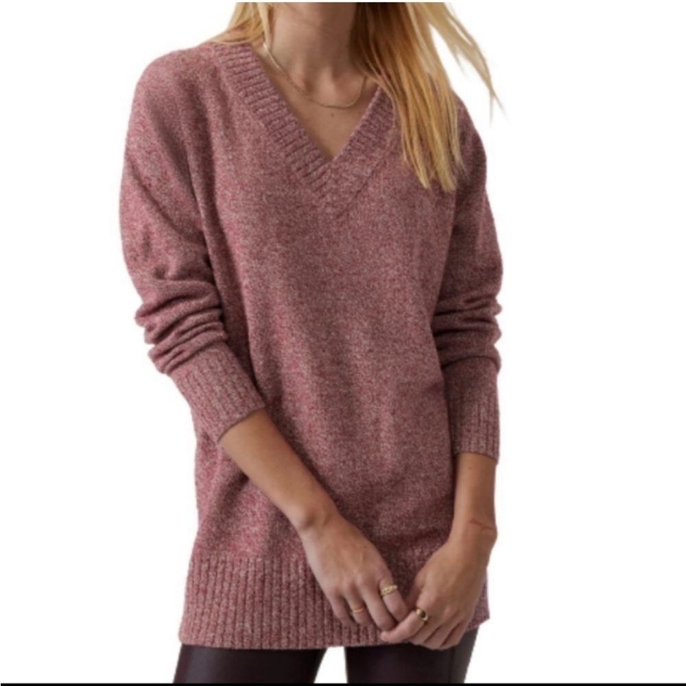 Athleta Vital Women’s Small Cashmere/Wool Trendy Cozy Oversized Sweater Oatmeal - Picture 7 of 7